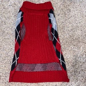 Puppy Dog Holiday Christmas Sweater Lg EUC